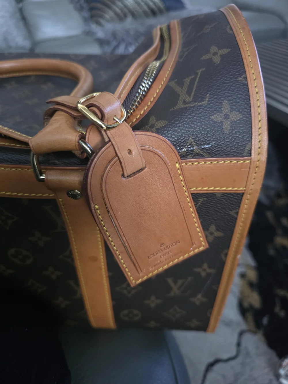 Authentic Vintage Louis Vuitton Monogram Canvas Pet Carrier